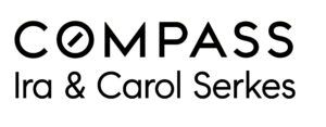 Compass logo. Ira & Carol Serkes